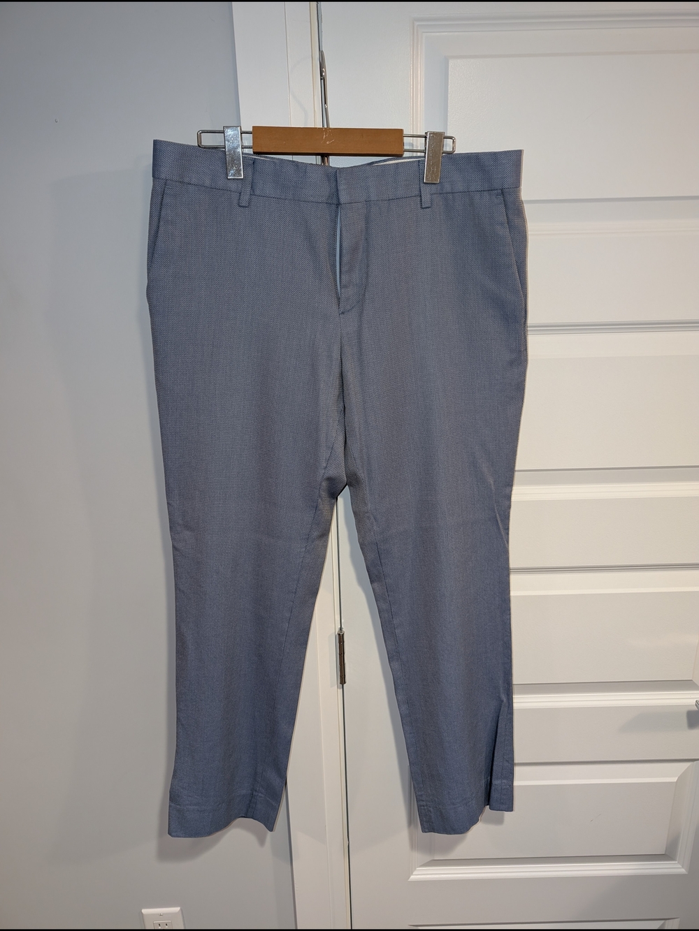 Men's Dress Pants in Steel Blue — 34x30